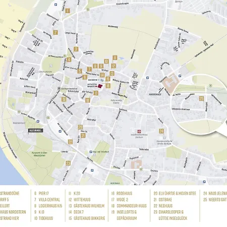 Sparkassengebäude 4 Ferienhaus Borkum